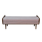 Tibberton Ottoman | Pink Velvet